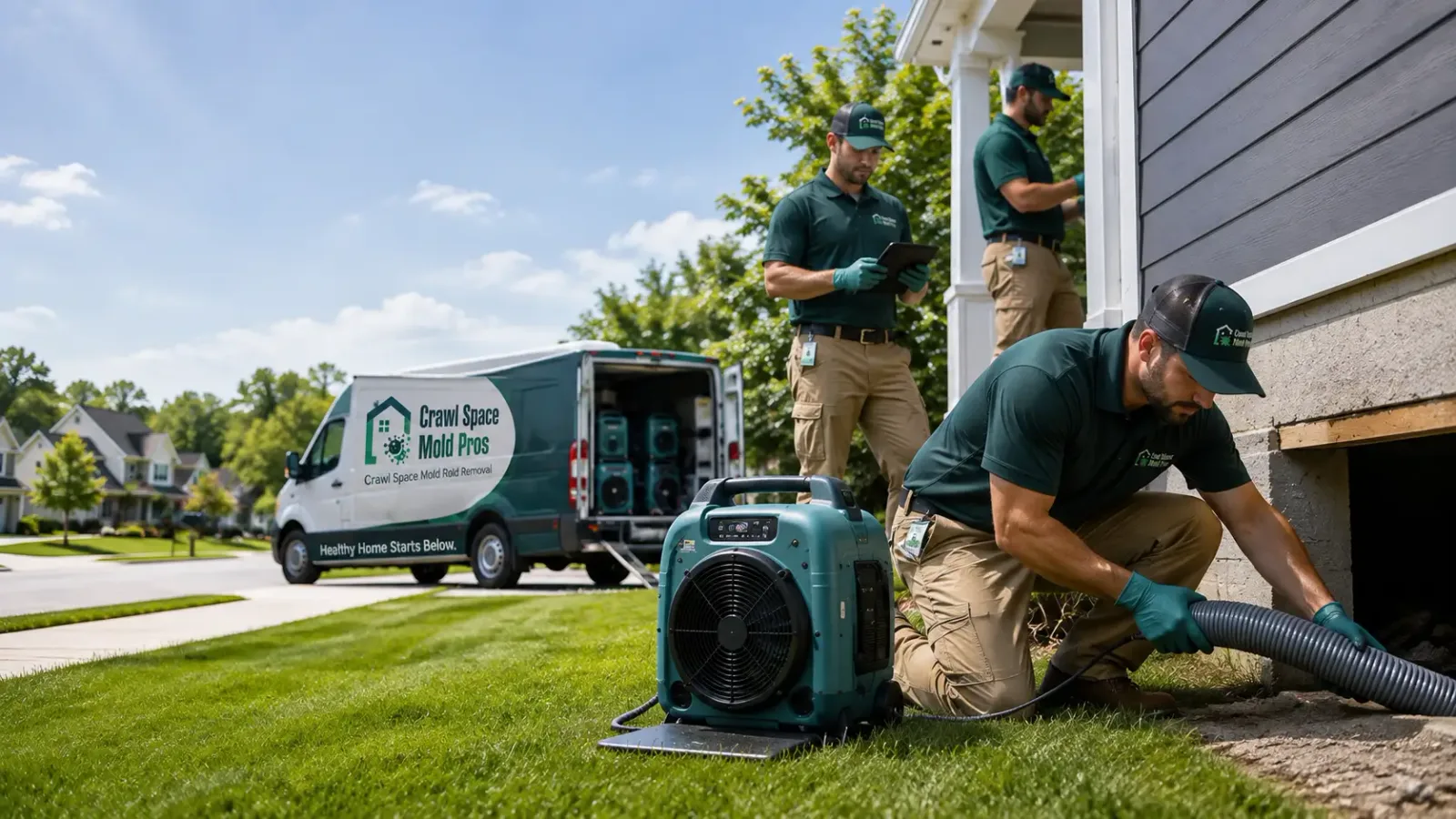 Crawl Space Mold Removal in Shoshone, CA